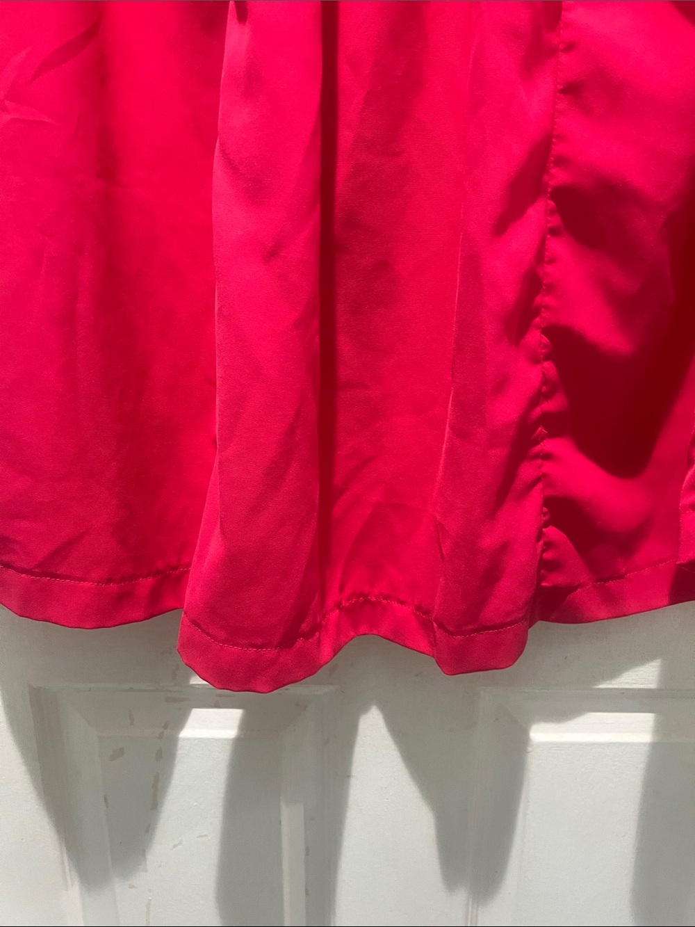 Umgee Hot Pink Embroidered Puff-Sleeve Dress - Picture 11 of 11